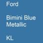 Preview: Ford, Bimini Blue Metallic, KL.